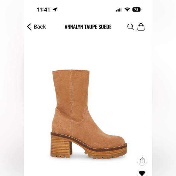 Steve Madden taupe shade boots - Picture 1 of 6